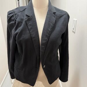 INC International Concepts Black Blazer